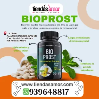  BIOPROST CON UÑA DE GATO SALUD PROSTÁTICA 100 NATURAL