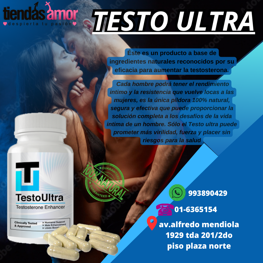 medicamento poteciador sexual testo ultra