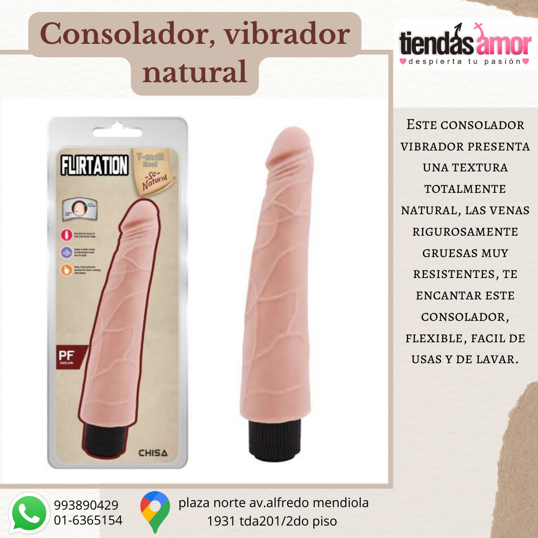 Consolador vibrador natural tiendas amor