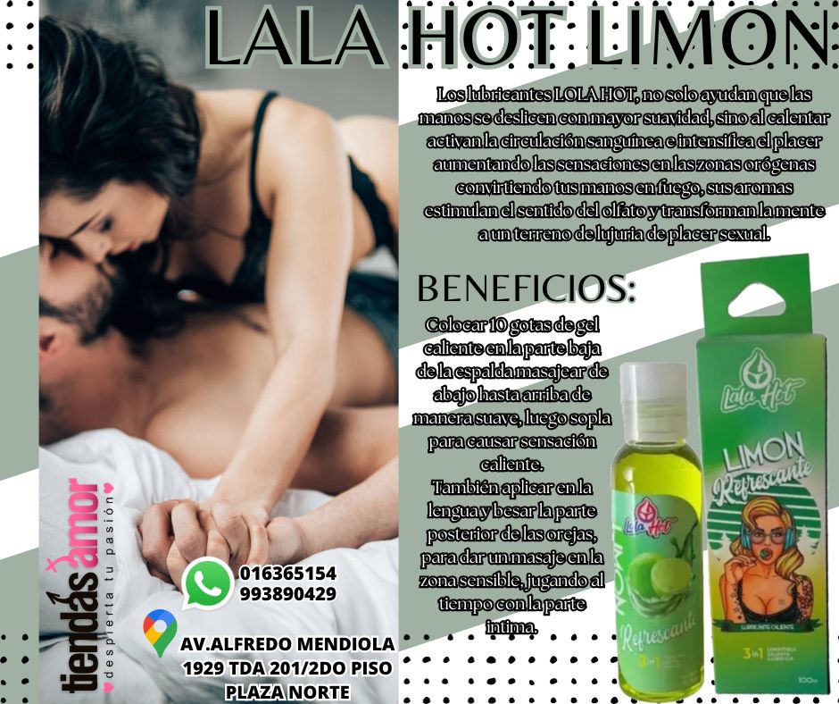 LUBRICANTES LALA HOT 3 EN 1 LUBRICACALIENTA Y COMESTIBLE