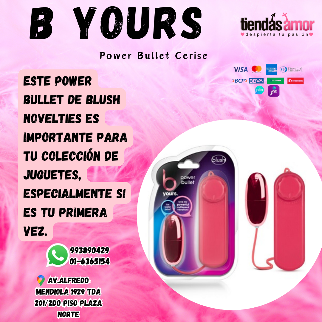 B Yours Power Bullet Cerise