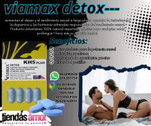 SEXSHOP VIAMAX DETOX 200MG PACK DE 4 PASTILLAS PARA EL REDIMIENTO SEXUAL