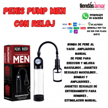 Penis Pump Men Con Reloj